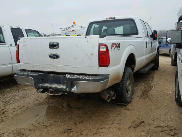 1FT8W3BT9CEB37150 - 2012 FORD F350 SUPER WHITE photo 4