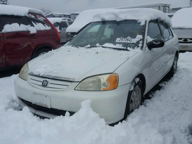 1HGEN26582L000692 - 2002 HONDA CIVIC GX WHITE photo 2