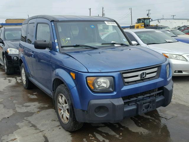 5J6YH18787L012161 - 2007 HONDA ELEMENT EX BLUE photo 1