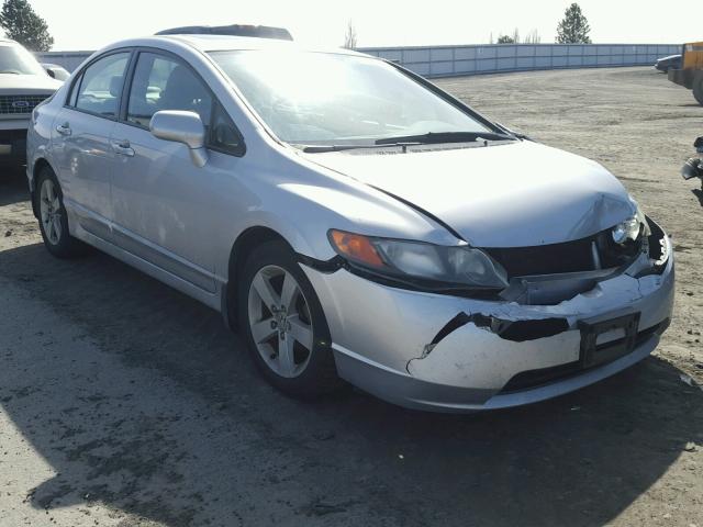 1HGFA168X7L048738 - 2007 HONDA CIVIC EX SILVER photo 1