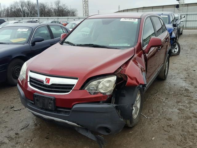 3GSCL33P09S566474 - 2009 SATURN VUE XE RED photo 2