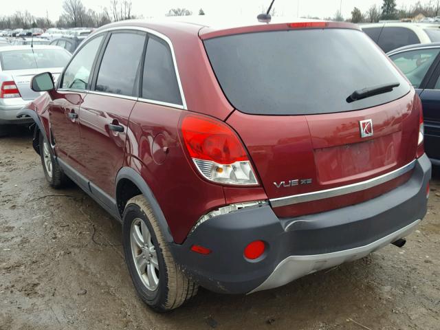 3GSCL33P09S566474 - 2009 SATURN VUE XE RED photo 3