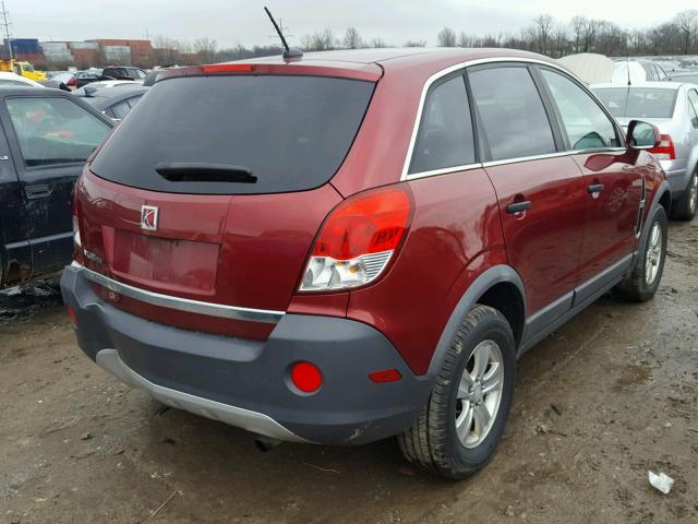 3GSCL33P09S566474 - 2009 SATURN VUE XE RED photo 4