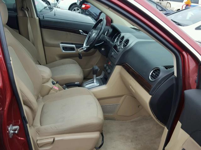 3GSCL33P09S566474 - 2009 SATURN VUE XE RED photo 5