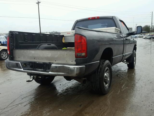 3D7KU26C34G173481 - 2004 DODGE RAM 2500 S GRAY photo 4