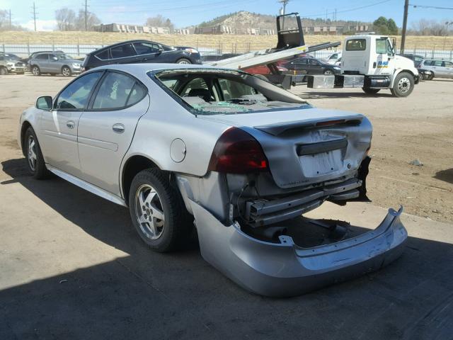 2G2WS522341364475 - 2004 PONTIAC GRAND PRIX Gümüş foto 3