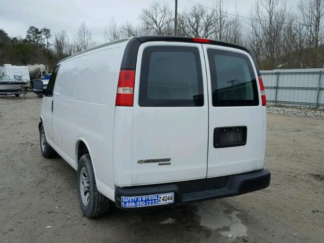 1GCSGAFX4C1146589 - 2012 CHEVROLET EXPRESS G1 WHITE photo 3