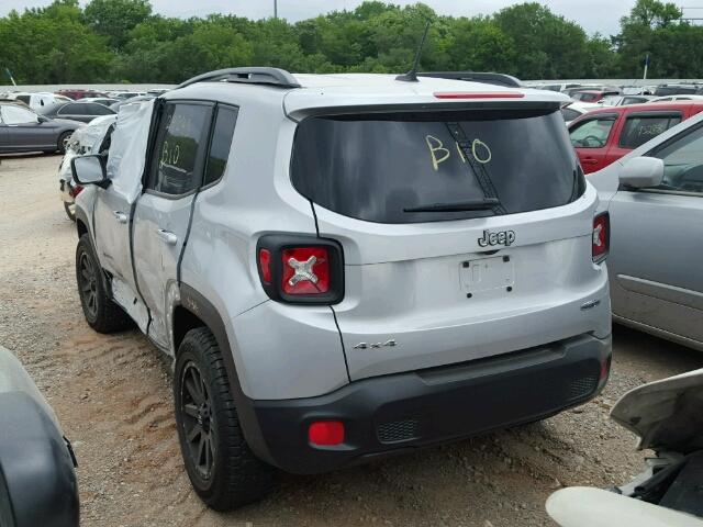 ZACCJBBT2FPB27140 - 2015 JEEP RENEGADE L SILVER photo 3