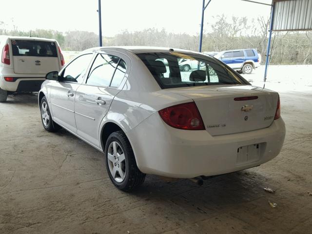 1G1AK58F687322626 - 2008 CHEVROLET COBALT LS WHITE photo 3