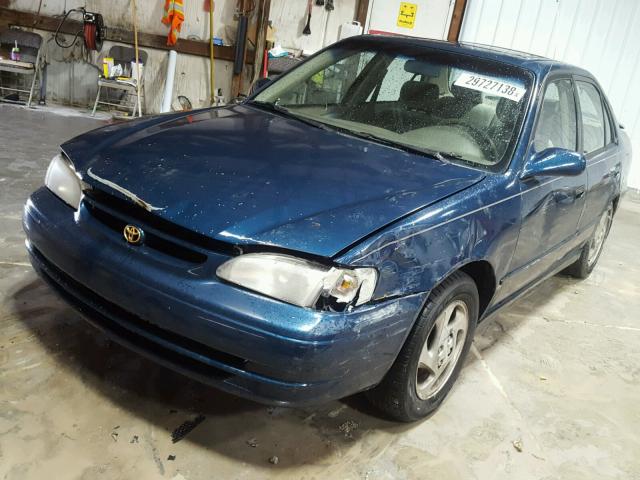 2T1BR18E7WC037968 - 1998 TOYOTA COROLLA VE BLUE photo 2