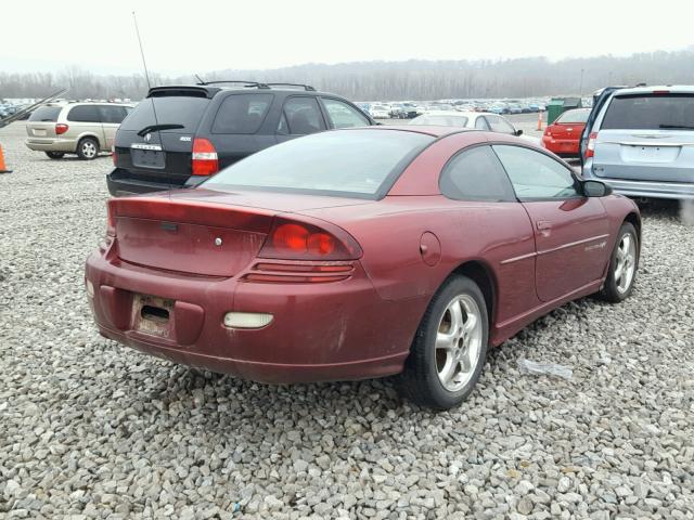 4B3AG52H31E055921 - 2001 DODGE STRATUS R/ RED photo 4