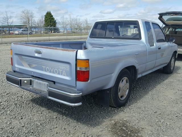 JT4VN93G9L5006164 - 1990 TOYOTA PICKUP 1/2 BLUE photo 4