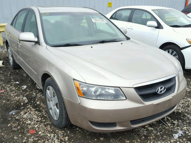 5NPET46F88H389601 - 2008 HYUNDAI SONATA GLS BEIGE photo 1