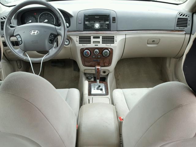 5NPET46F88H389601 - 2008 HYUNDAI SONATA GLS BEIGE photo 9