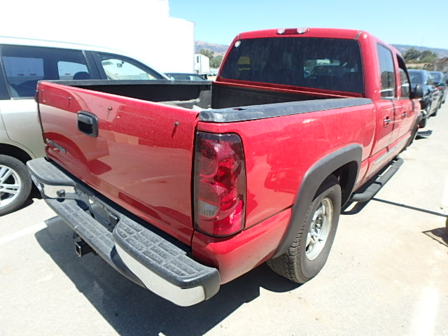 2GCEC13T561121175 - 2006 CHEVROLET SILVERADO RED photo 4