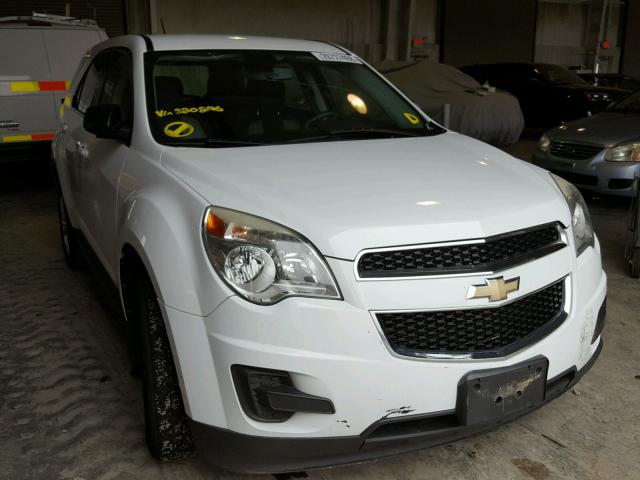 2GNALBEC0B1320296 - 2011 CHEVROLET EQUINOX LS WHITE photo 1