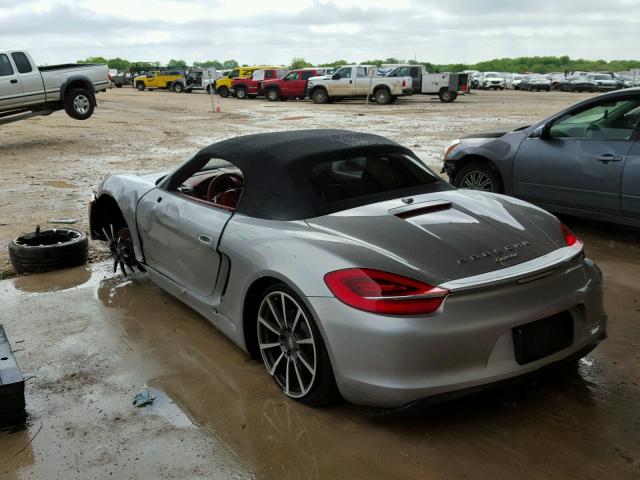 WP0CA2A83DS112523 - 2013 PORSCHE BOXSTER SILVER photo 3