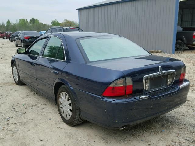 1LNHM86S64Y678544 - 2004 LINCOLN LS 蓝色 照片 3