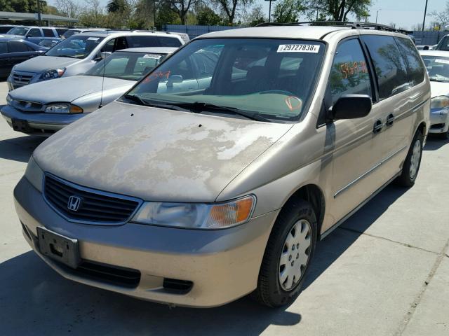 2HKRL1857YH568331 - 2000 HONDA ODYSSEY LX TAN photo 2