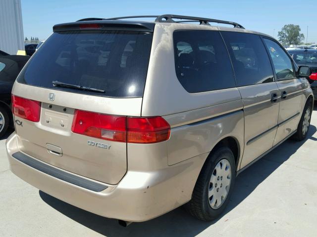 2HKRL1857YH568331 - 2000 HONDA ODYSSEY LX TAN photo 4