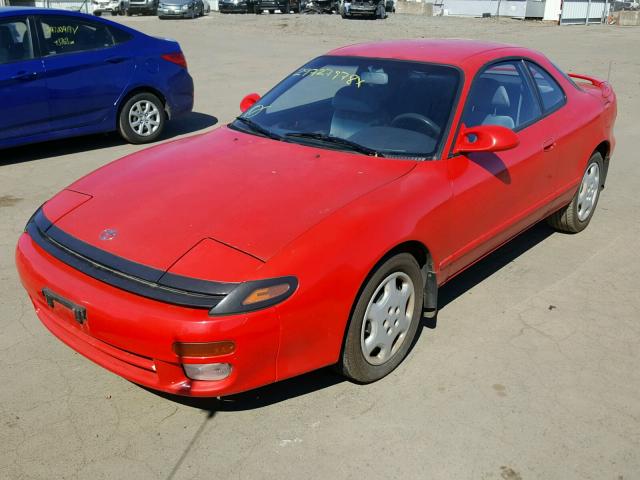 JT2ST87F2N0100920 - 1992 TOYOTA CELICA GT RED photo 2