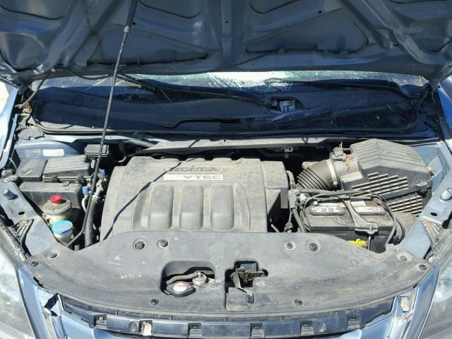 5FNRL3H49AB059252 - 2010 HONDA ODYSSEY EX BLUE photo 7