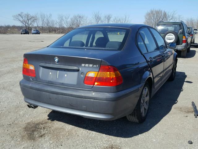 WBAEU33452PF71553 - 2002 BMW 325 XI BLUE photo 4