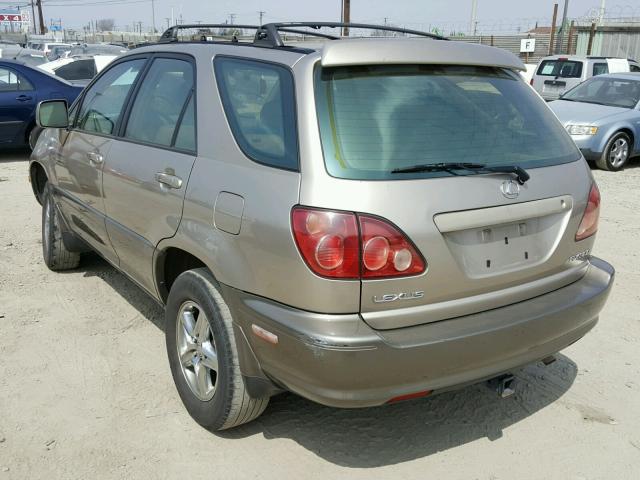 JT6HF10U6X0083591 - 1999 LEXUS RX 300 GOLD photo 3