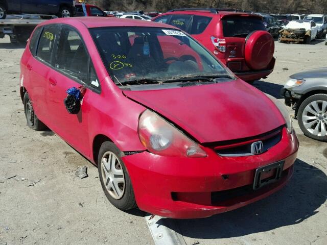 JHMGD38407S036733 - 2007 HONDA FIT RED photo 1