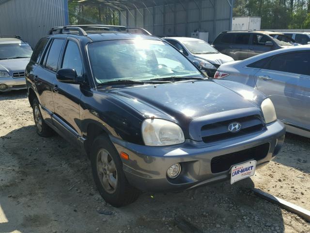 KM8SC13D65U969169 - 2005 HYUNDAI SANTA FE G BLACK photo 1