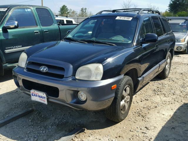 KM8SC13D65U969169 - 2005 HYUNDAI SANTA FE G BLACK photo 2