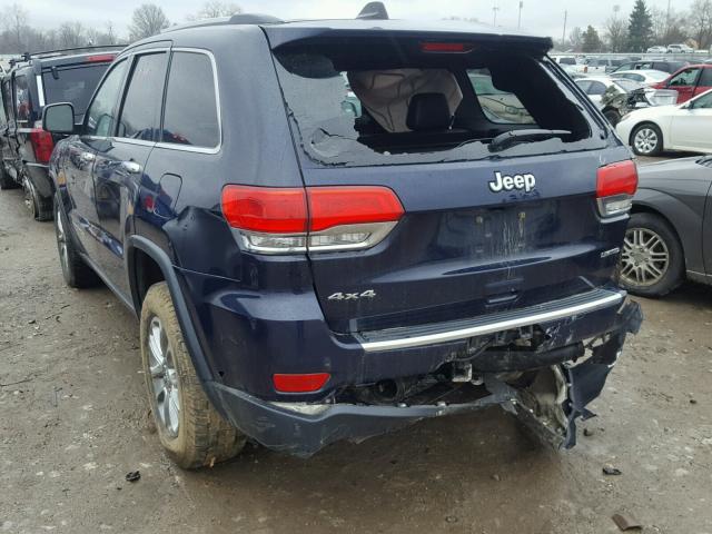 1C4RJFBT2EC315824 - 2014 JEEP GRAND CHER BLUE photo 3