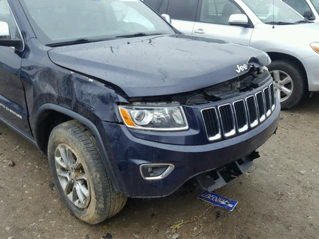 1C4RJFBT2EC315824 - 2014 JEEP GRAND CHER BLUE photo 9