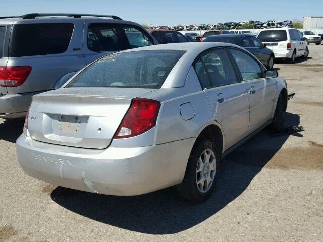 1G8AJ52F73Z157499 - 2003 SATURN ION LEVEL SILVER photo 4