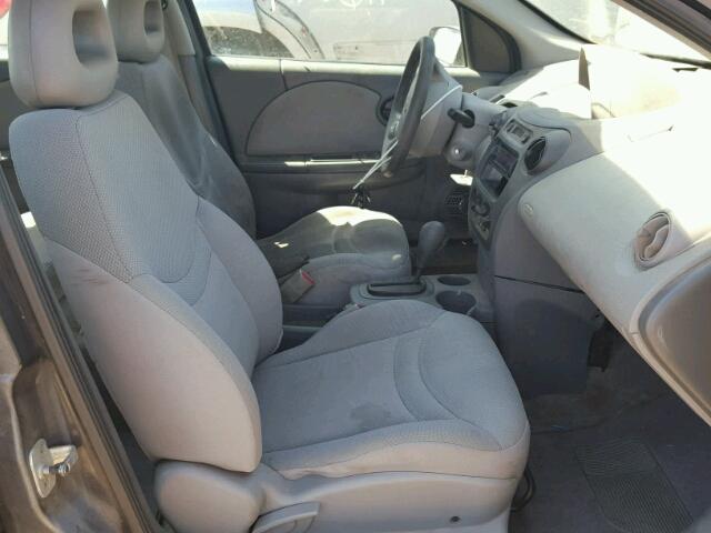 1G8AJ52F73Z157499 - 2003 SATURN ION LEVEL SILVER photo 5