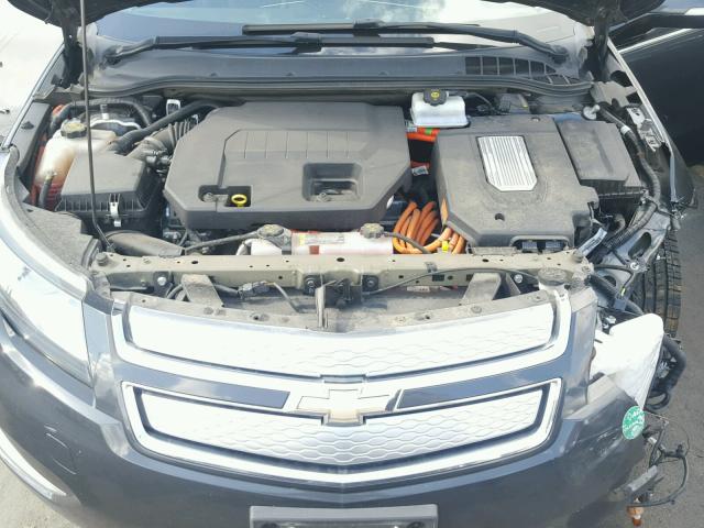 1G1RH6E4XEU173712 - 2014 CHEVROLET VOLT BLACK photo 7