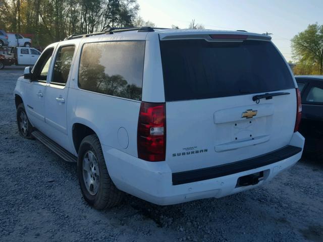 1GNFC16J97J167850 - 2007 CHEVROLET SUBURBAN C WHITE photo 3