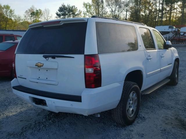 1GNFC16J97J167850 - 2007 CHEVROLET SUBURBAN C WHITE photo 4