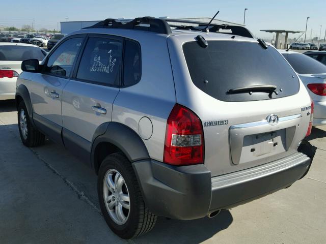 KM8JN72D36U328220 - 2006 HYUNDAI TUCSON GLS SILVER photo 3