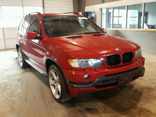 5UXFB93523LN80868 - 2003 BMW X5 4.6IS RED photo 1