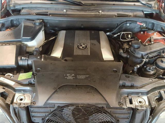 5UXFB93523LN80868 - 2003 BMW X5 4.6IS RED photo 9