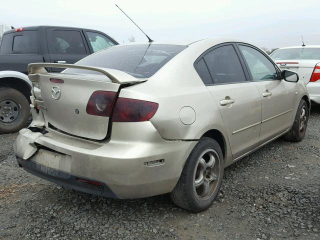 JM1BK12F441214080 - 2004 MAZDA 3 I GOLD photo 4