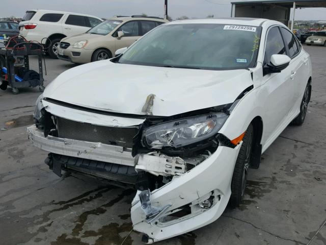 19XFC1F73GE038755 - 2016 HONDA CIVIC EXL WHITE photo 2