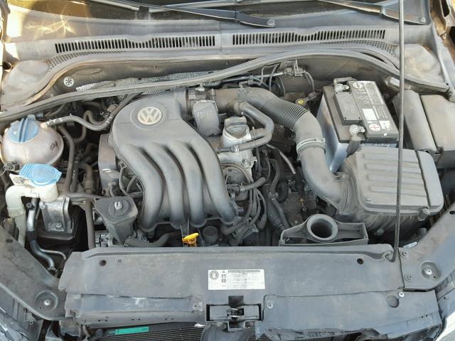 3VW2K7AJ2BM060460 - 2011 VOLKSWAGEN JETTA BASE 棕色 照片 7