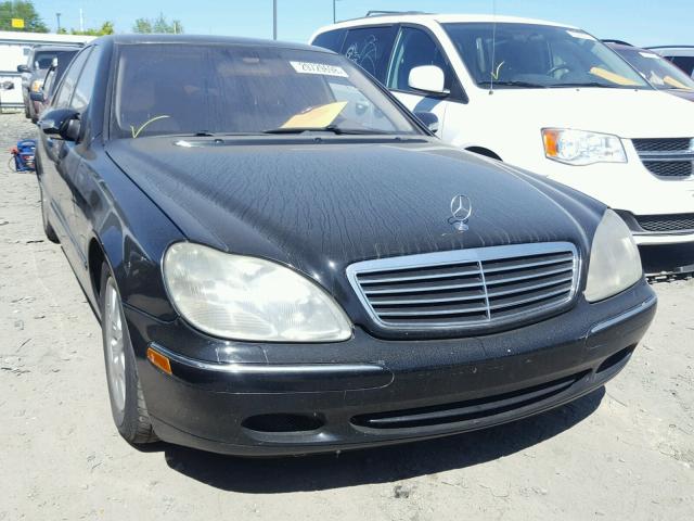 WDBNG70J91A216457 - 2001 MERCEDES-BENZ S 430 BLACK photo 1