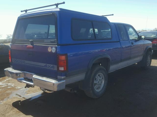 1B7GG23Y8SS266770 - 1995 DODGE DAKOTA BLUE photo 4