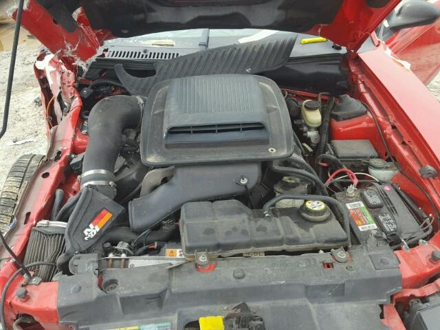 1FAFP42R73F336552 - 2003 FORD MUSTANG MA RED photo 7