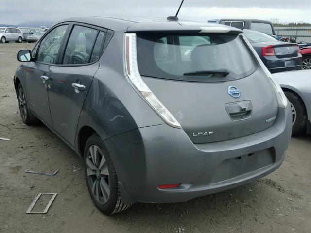 1N4BZ0CP7GC314136 - 2016 NISSAN LEAF SV GRAY photo 3