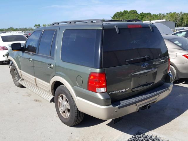 1FMFU17555LA97932 - 2005 FORD EXPEDITION GREEN photo 3