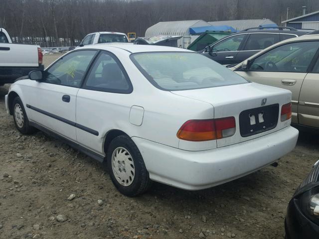 1HGEJ6223TL065787 - 1996 HONDA CIVIC DX WHITE photo 3